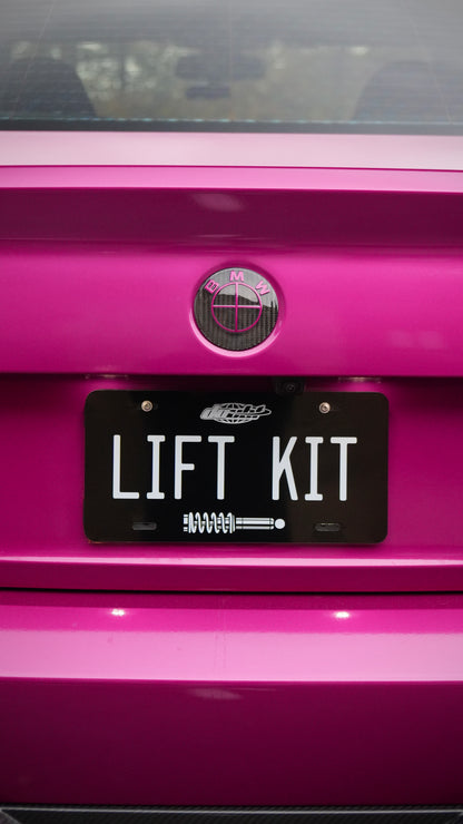 LIFT KIT License Plate