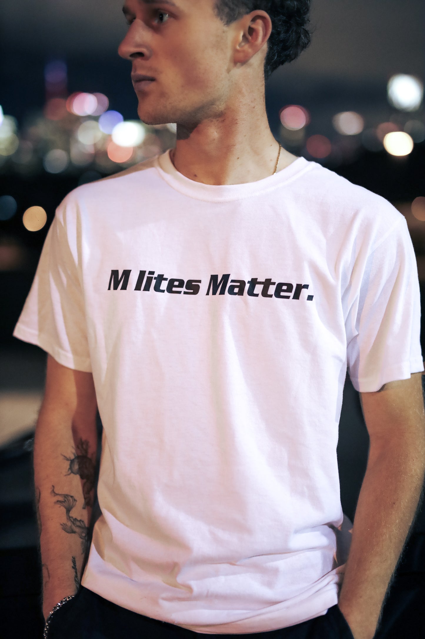 M Lites Matter T-Shirt White